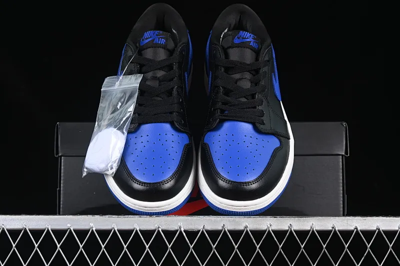 All categories Air Jordan Jordan series basketball shoes Air Jordan 1 Low Air Jordan 1 Low AJ1 Joe 1 black and blue low-top cultural and casual sneakers IB1981-004
